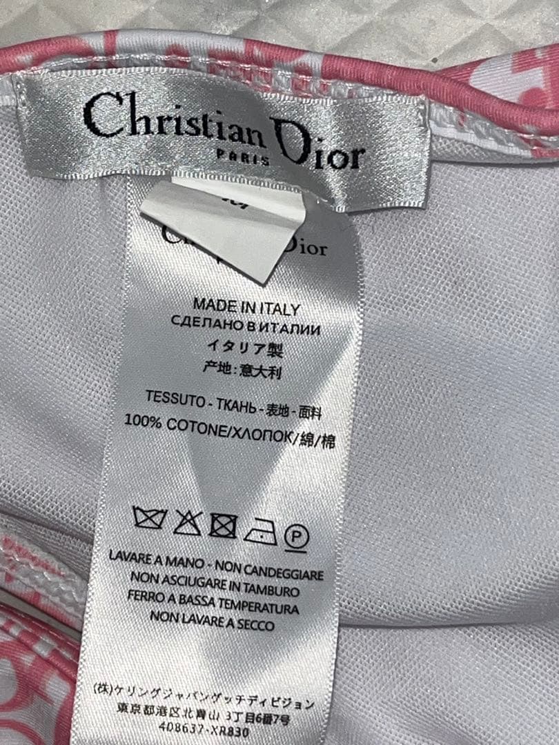 Christian Dior ピンク ロゴビキニ