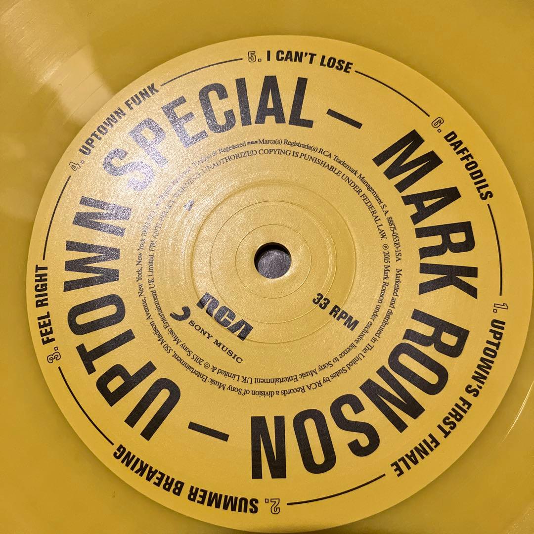 Mark Ronson ‎ Uptown Special LP レコード