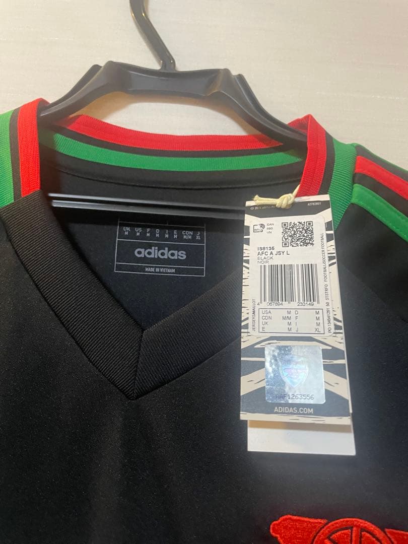 初ゴール カラバオ アーセナル ヌワネリ 24-25 アウェイ 長袖ユニフォーム