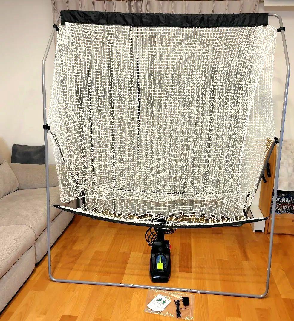 野球テニス トスマシン 練習ネット付オートリターン