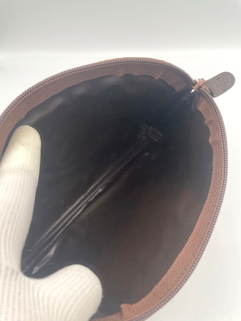 美品 BURBERRY バーバリー クラッチバッグ ノバチェック シャドーホース