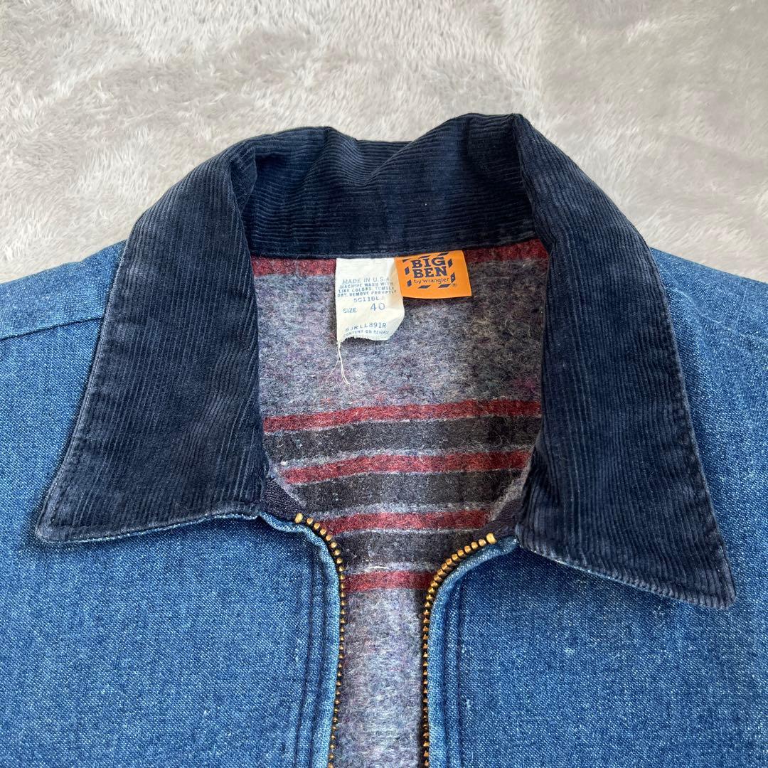 60s 70s wrangler デニムジャケット ブランケット　藤井風