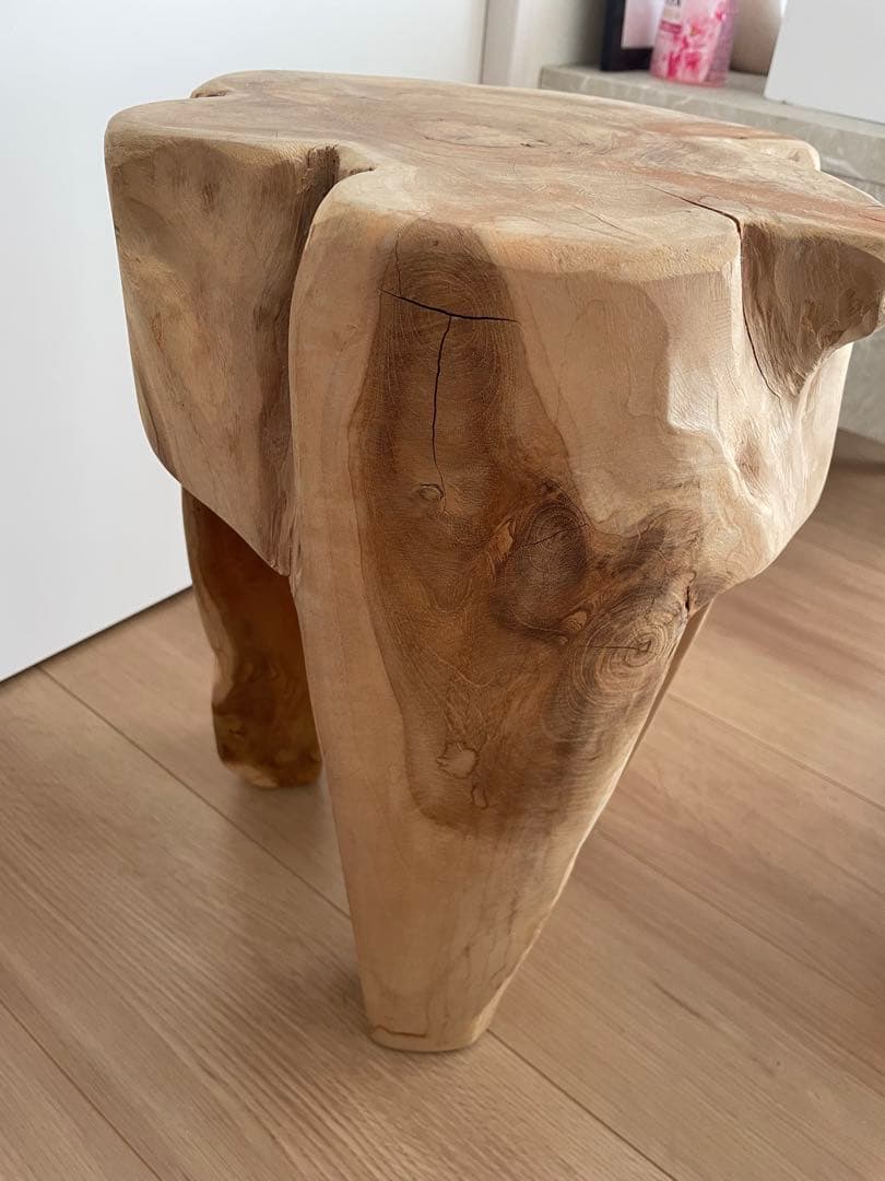 Rustic Wood ログスツール　アントリー