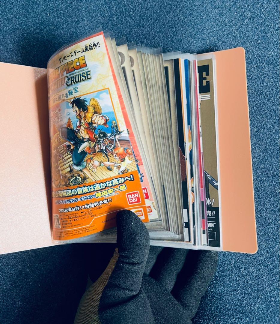 (13) ワンピース　全112巻初版本　帯☆チラシ全巻 + おまけ