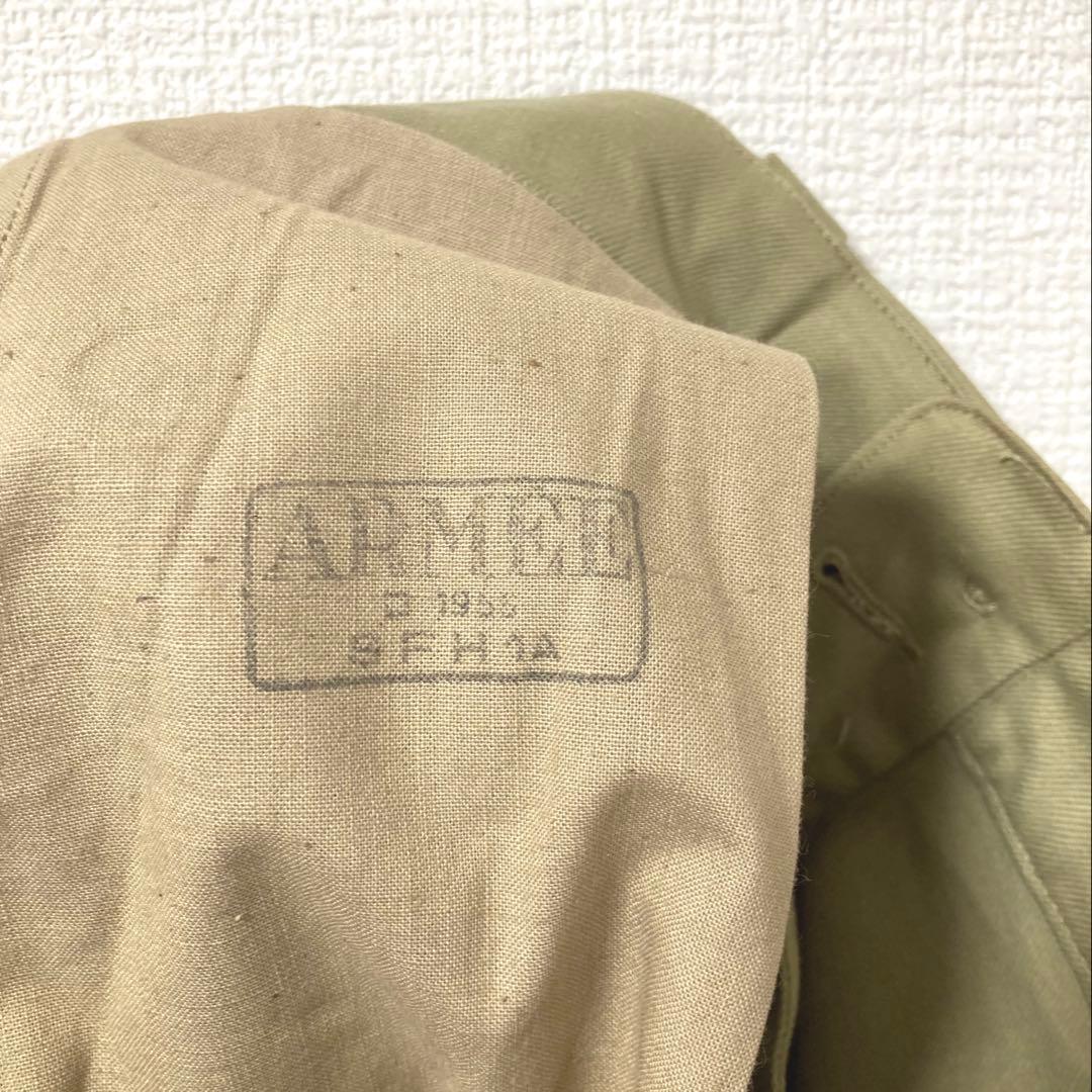 【美品】1950s フランス軍　M-52 ショーツ　7