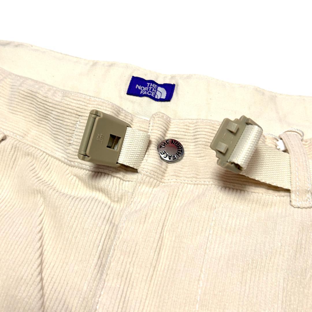 新品　サイズ30　ノースフェイスパープルレーベル　コーデュロイパンツ　アイボリー