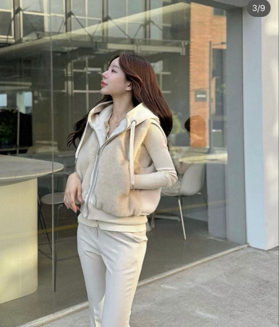 QUNG フーディーLoroファーベスト