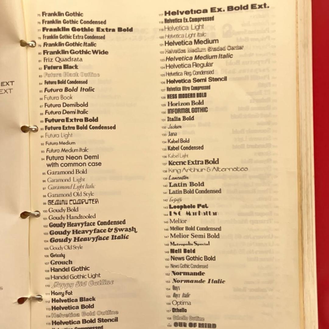 モンセン・スタンダード欧文書体 清刷集 全６巻