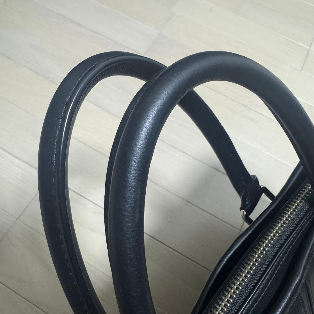 【COACH】レザービジネスバッグ 黒 ブラック