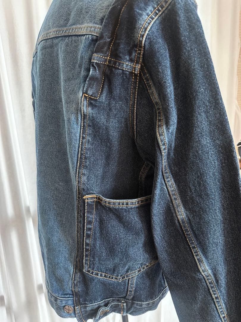 超美品！DIESEL デニムジャケット　Lサイズ　肩ジップデザイン