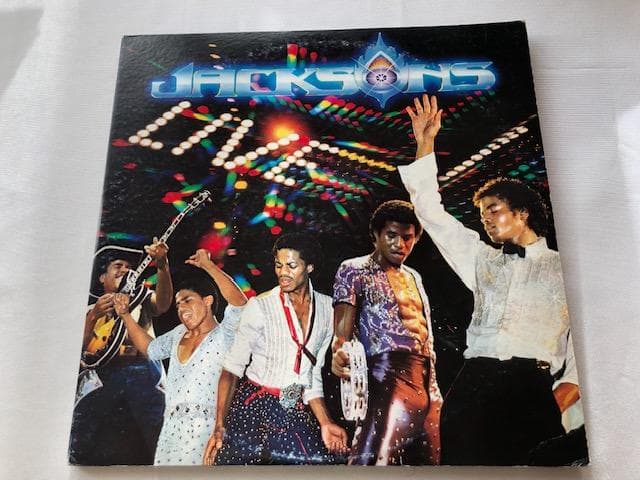 ジャクソンズ ライブ LP 2枚組 マイケル・ジャクソン d712y77