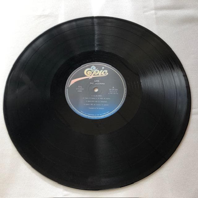 ジャクソンズ ライブ LP 2枚組 マイケル・ジャクソン d712y77