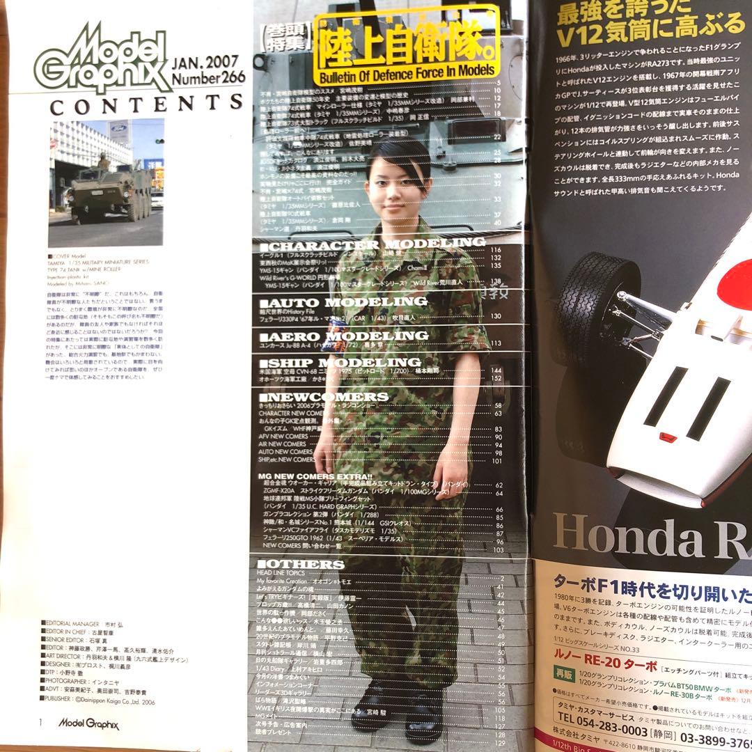 月刊モデルグラフィックス　2007年1月号ー2007年12月号 d358y31
