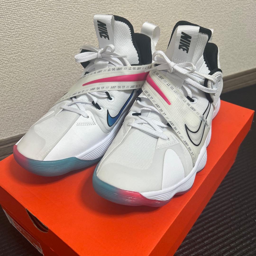 Nike バレーボールシューズ ホワイト/ブルーピンク　未入荷モデル