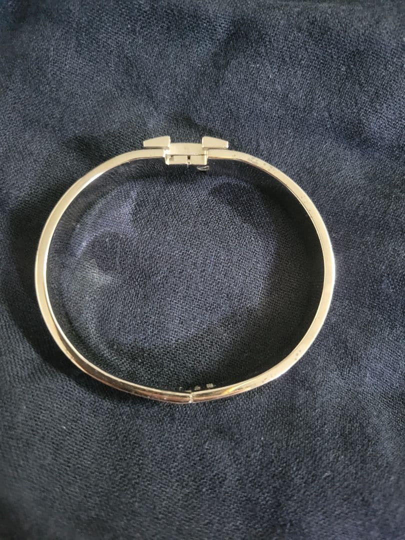 エルメス　クリッククラック　シルバー×ライトパープル