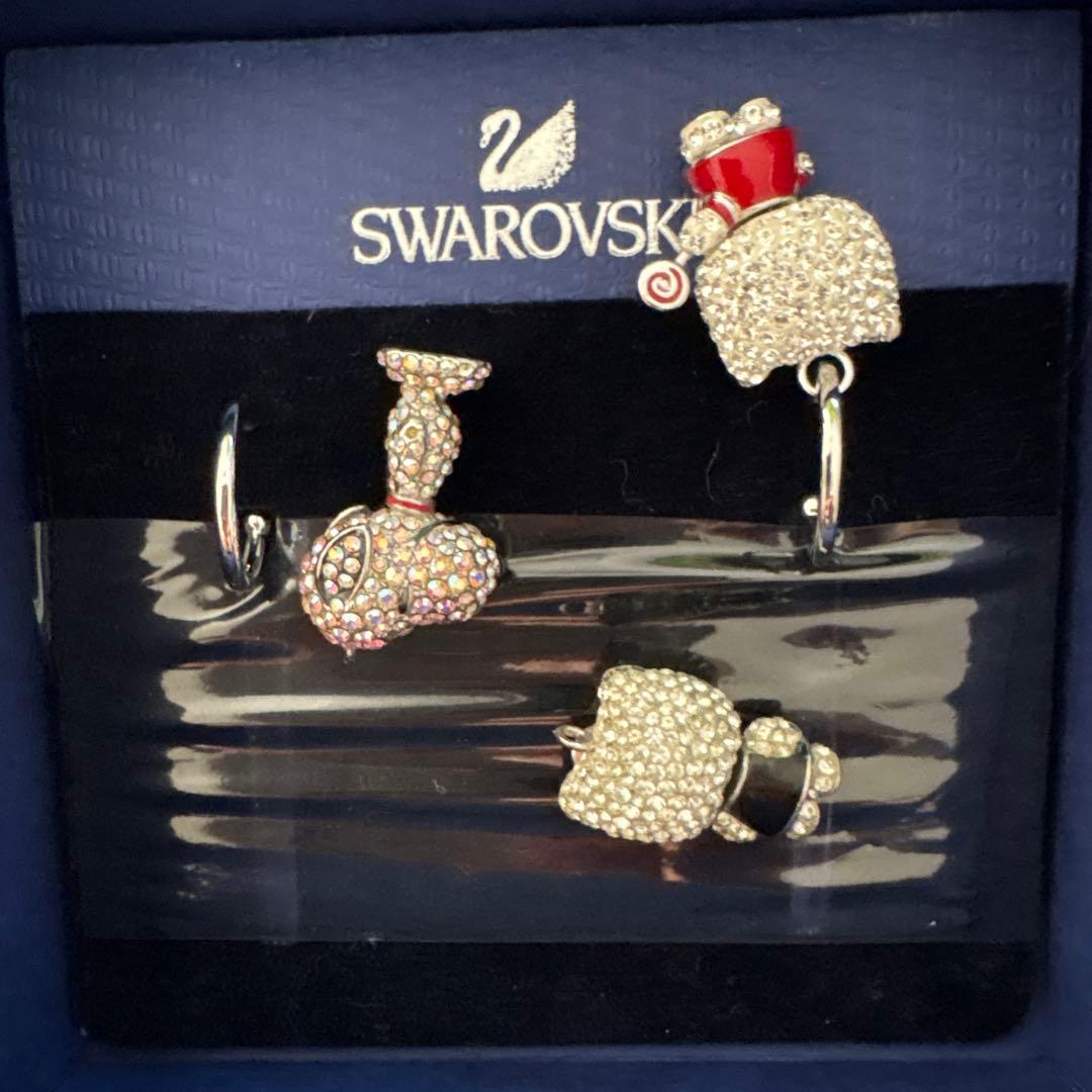 スワロフスキー × ハローキティ & スヌーピー チャーム セット