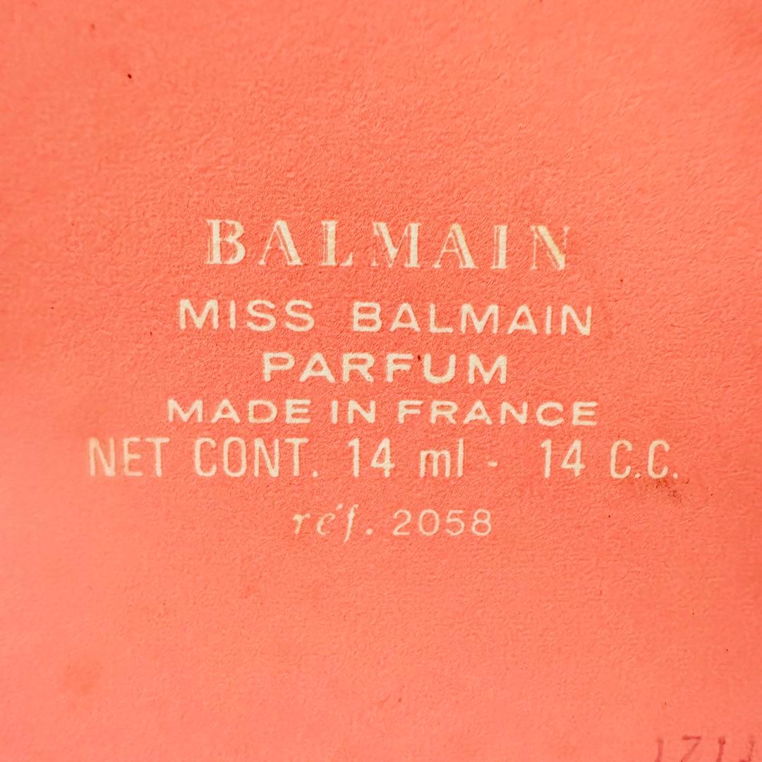 新品未使用未開栓 バルマン ミスバルマン パルファム14cc