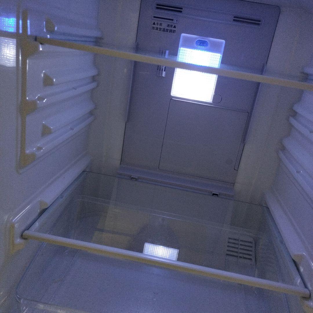☆お値下美品☆お洒落フロント面ガラス天板☆SHARP冷蔵庫 SJ-GD14F-W