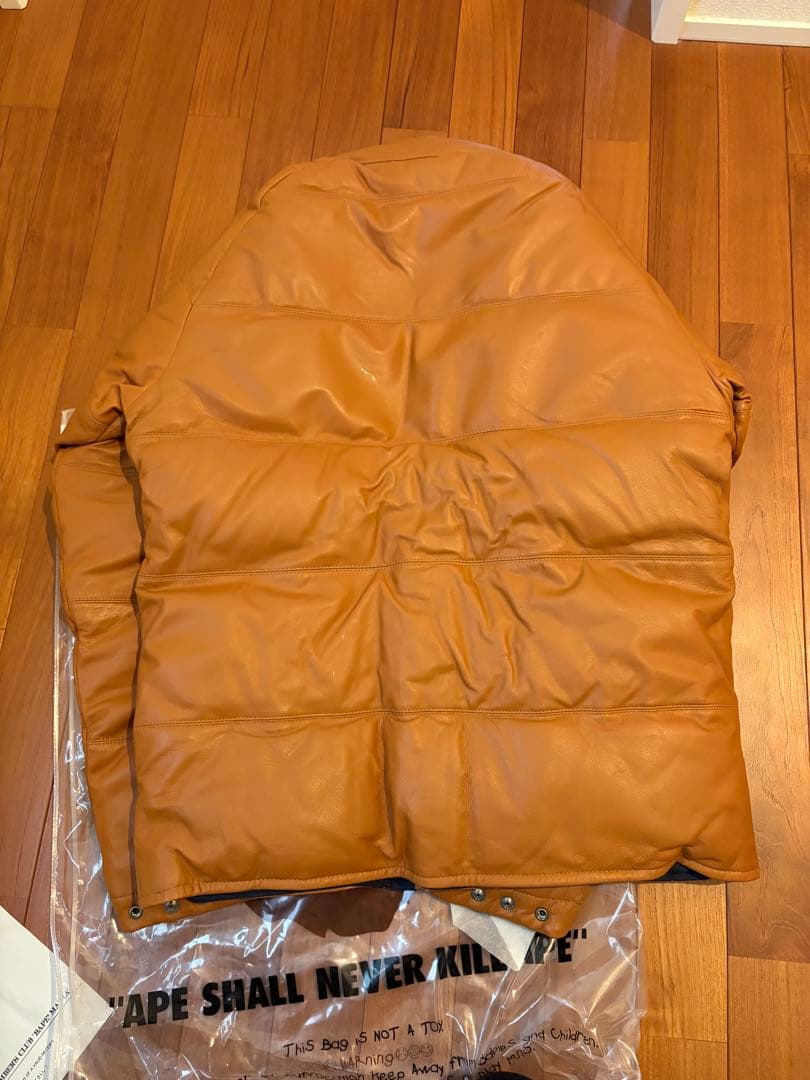 A BATHING APE ダウンジャケット キムタクダウンブラウン