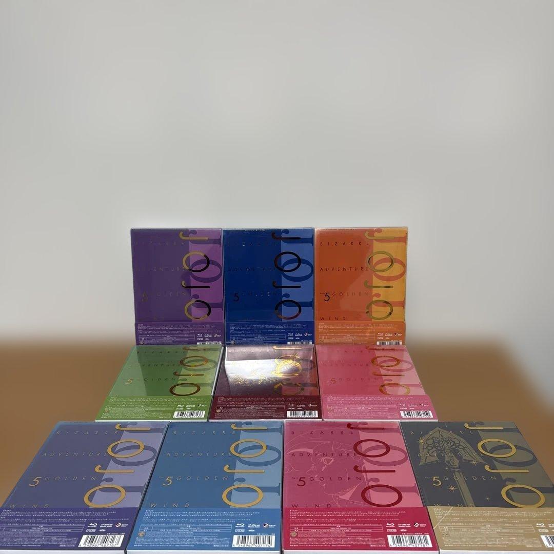 ジョジョの奇妙な冒険 黄金の風 Blu-ray 初回仕様版　全10巻セット