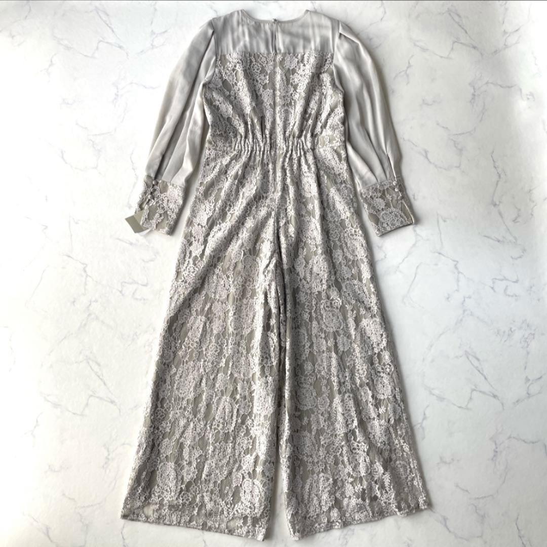 【新品】リルアー LERURE オールインワン パンツドレス グレージュ M
