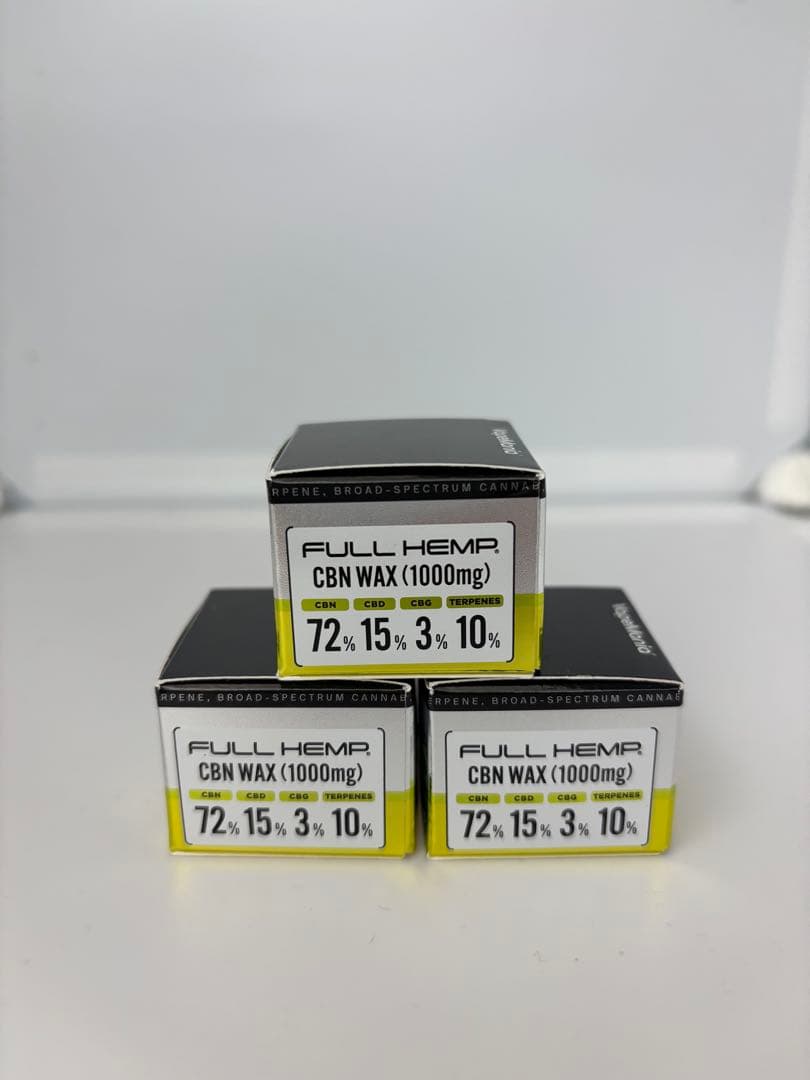 【3個まとめ売り】FULL HEMP 90%ワックス1G×3アムネシアディーゼル