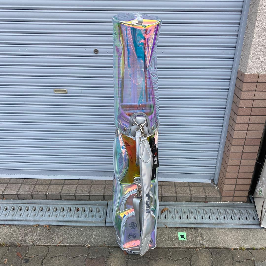 Mn様の専用ページ 新品未使用　虹色 透明ゴルフバッグ