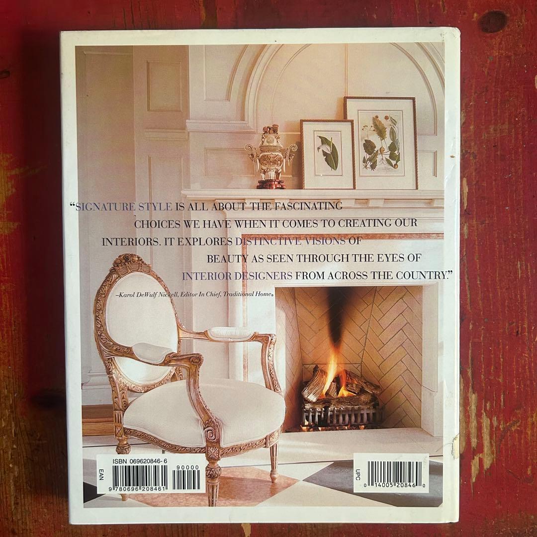 Signature Style インテリアデザイン　洋書　写真集　中古本