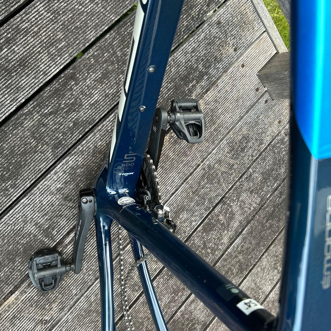 青いアルミニウムロードバイクフレーム