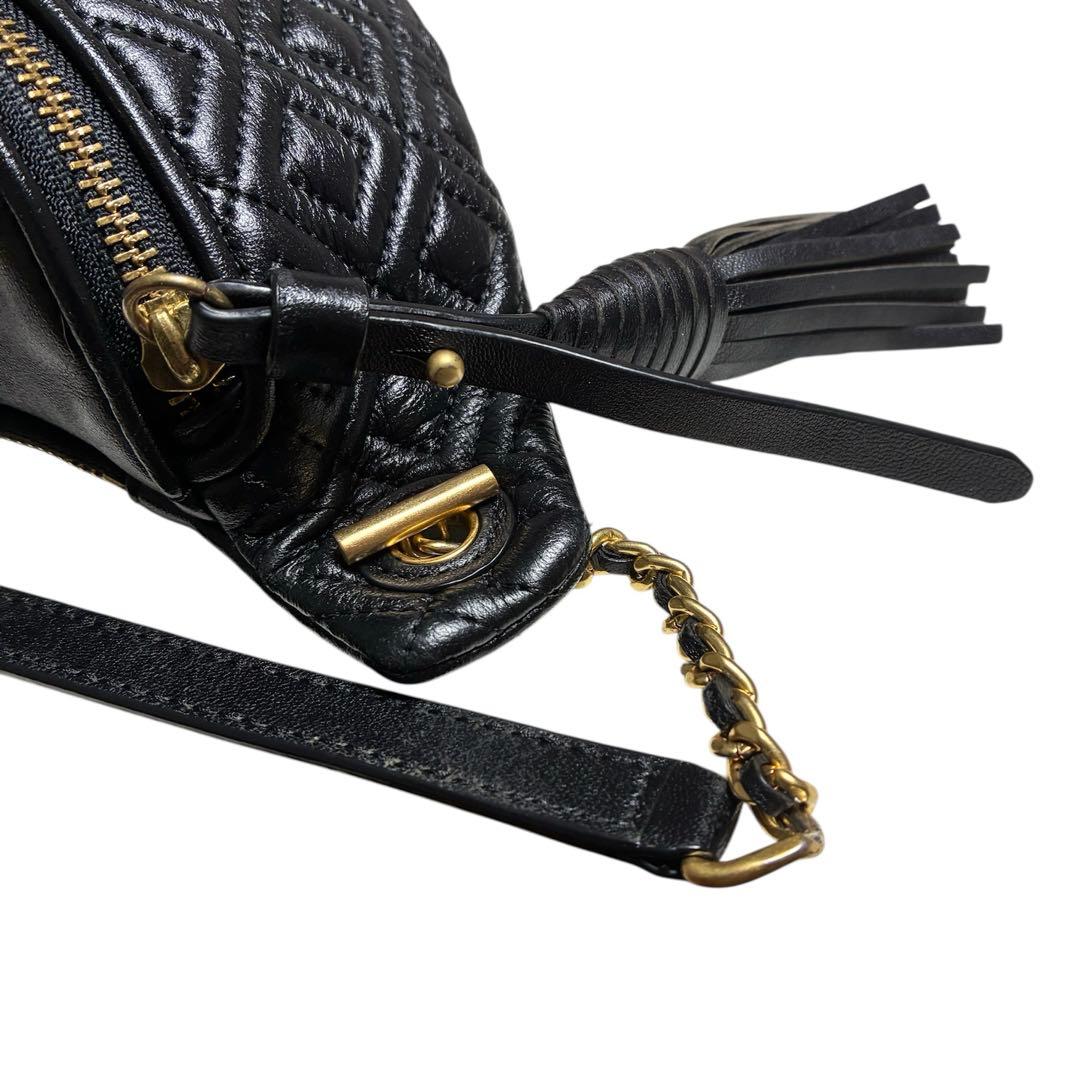 Tory Burch トリーバーチ ウエストバッグ キルティングレザー BLK