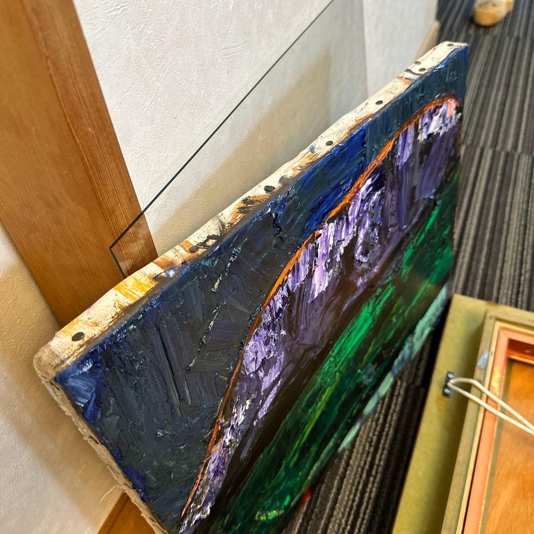 油絵　日展作家