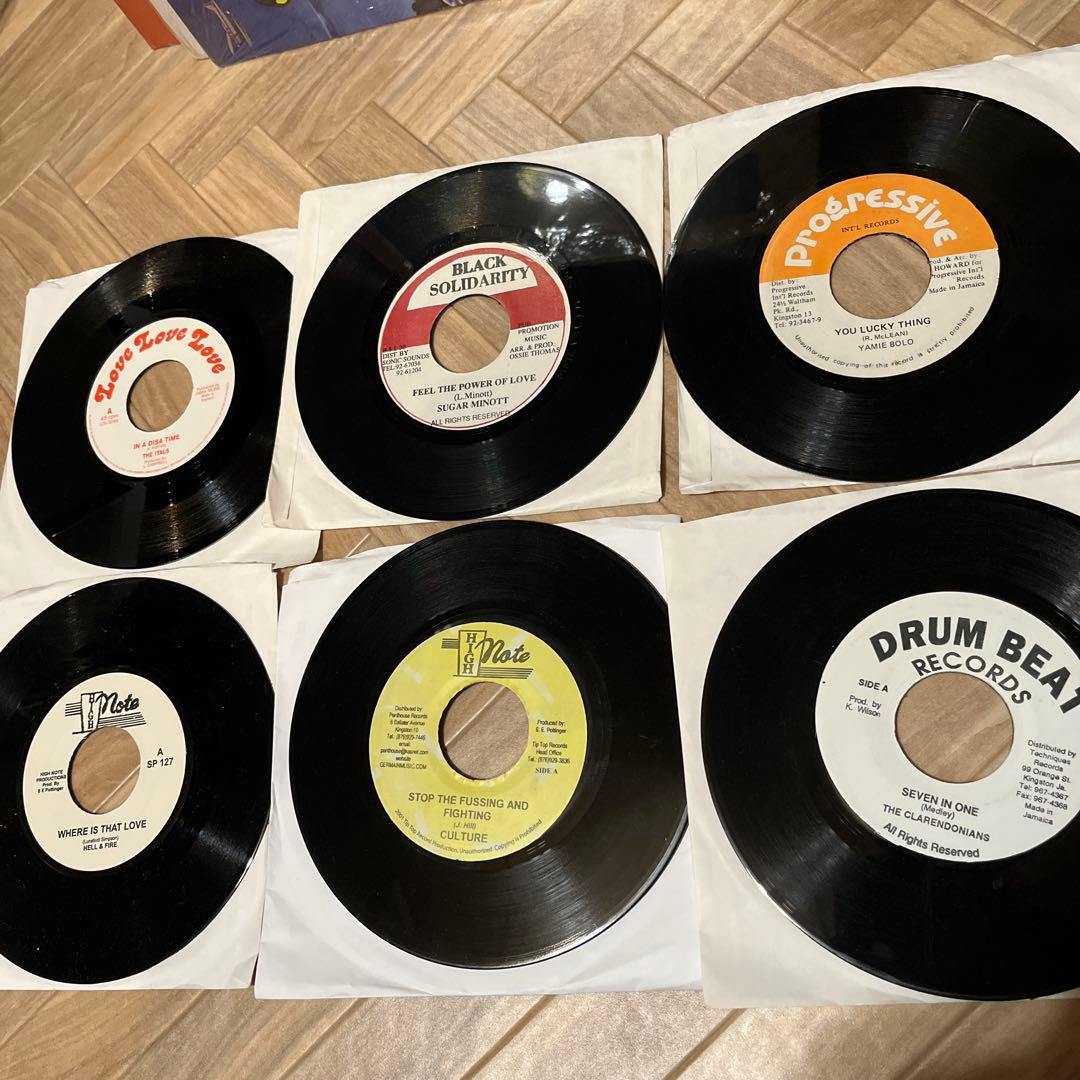 b*e様 レゲエ7インチレコードまとめ売り　70枚　良盤名曲多数！