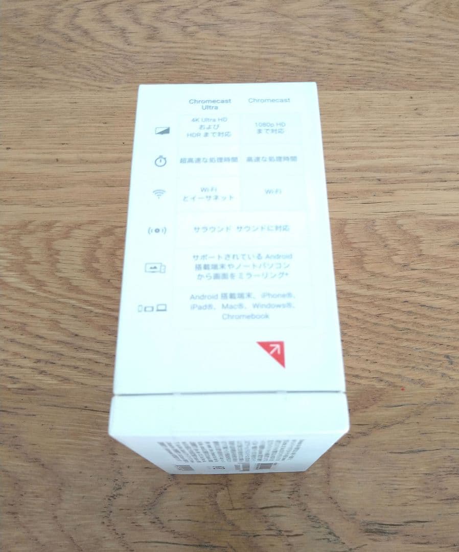 未開封　Google Chromecast Ultra 4K対応