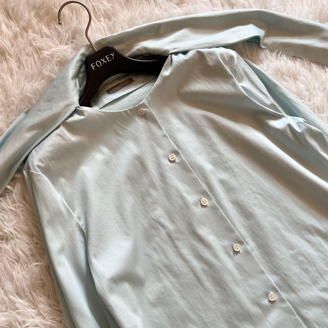 極美品✨ セオリーリュクス サテンストレッチボウタイブラウス 24年製 38