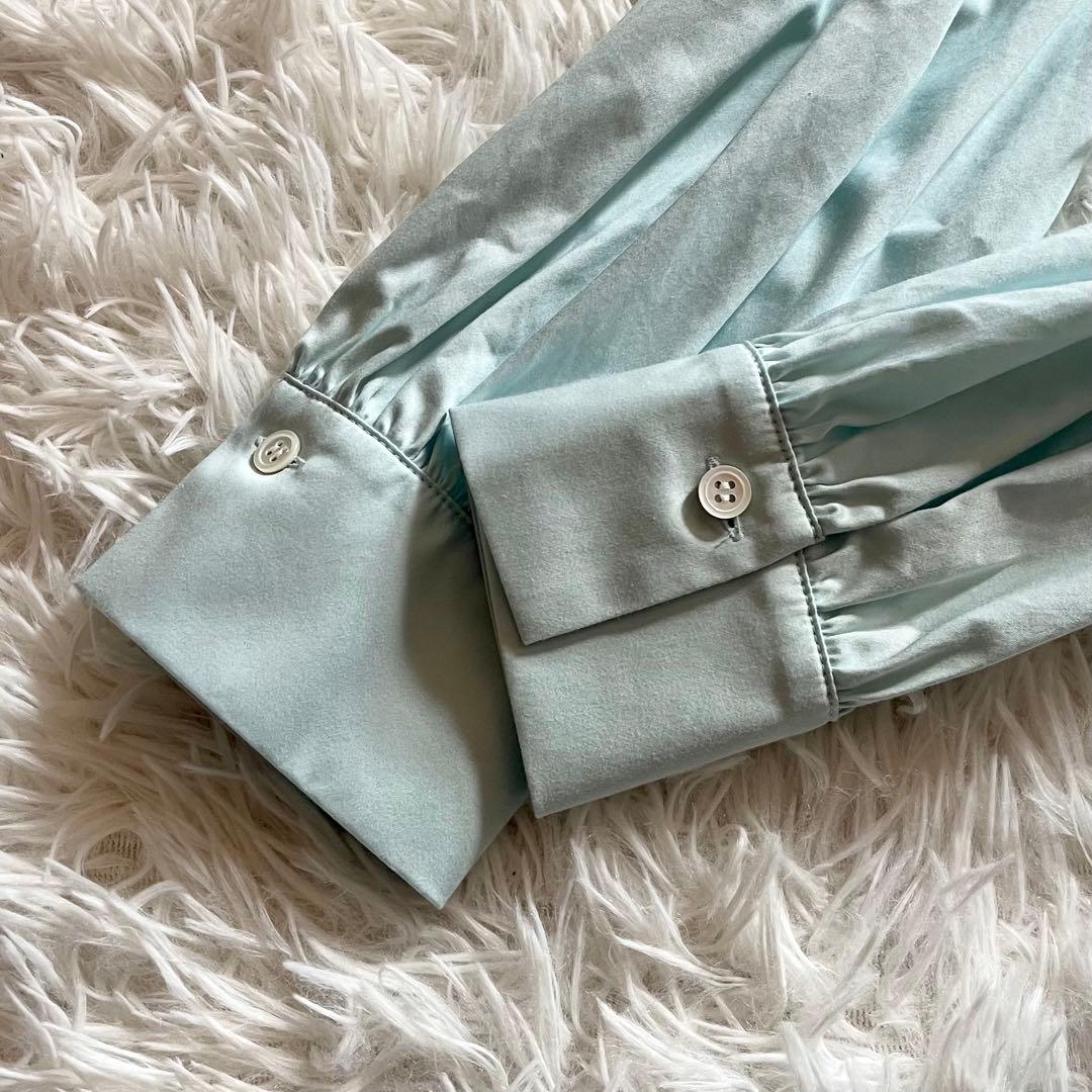 極美品✨ セオリーリュクス サテンストレッチボウタイブラウス 24年製 38