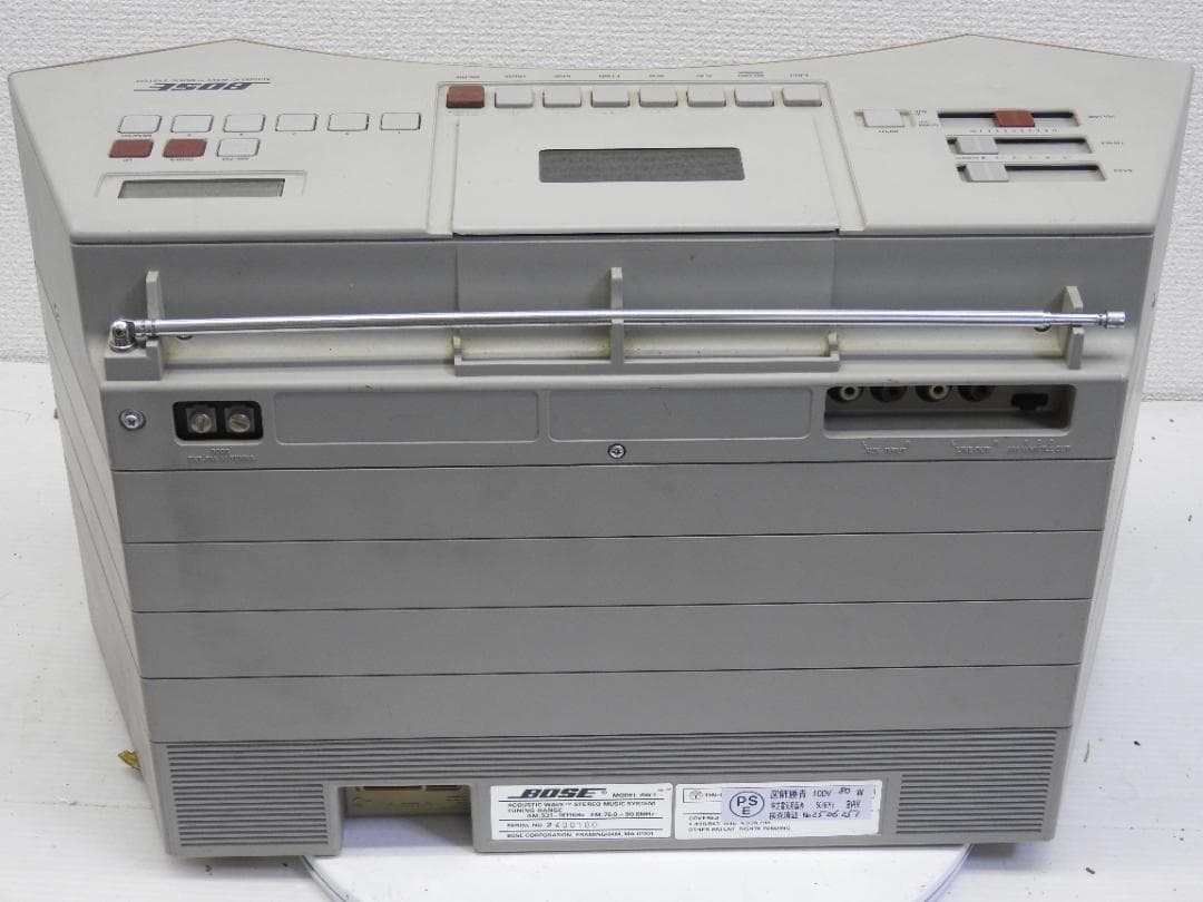 昭和の衝撃 ラジカセ BOSE AW-１ ほぼ完璧メンテ２年保証付 ・6251