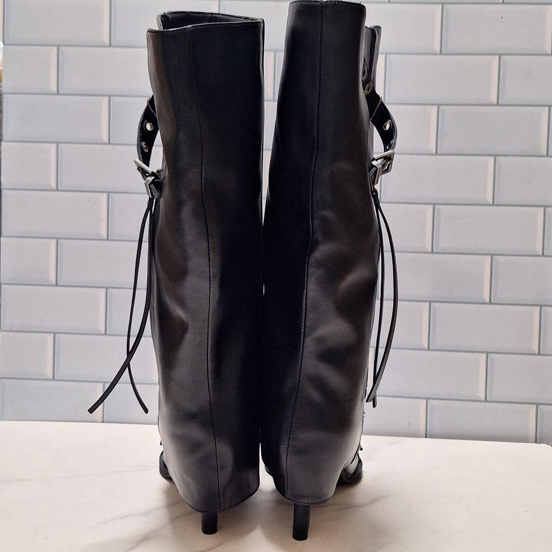 【美品】 SLY BELTED 2WAY BOOTS 23.5 ブーツ 黒