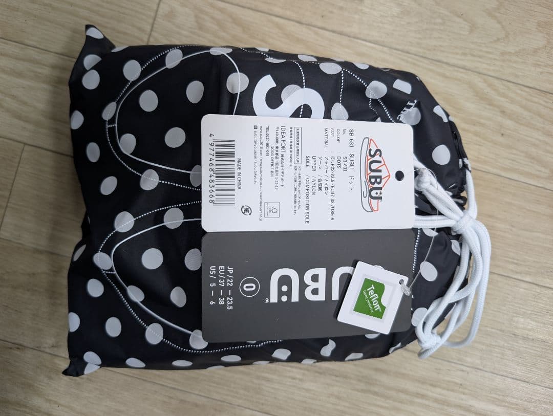 subu ドット サンダル 0 22-23.5cm スブ IVE レイ　送料無料