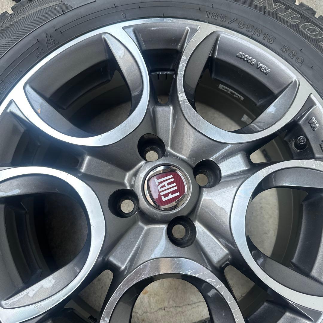 MAKアルミ ＆ スタッドレス 185/65R15　 フィアット用