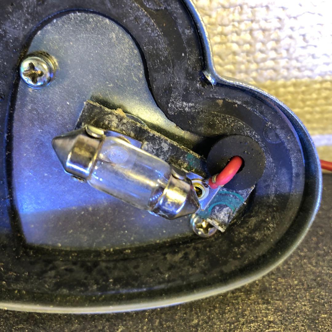 R*5様 ハートマーカーランプ　単車　車　昭和　当時物