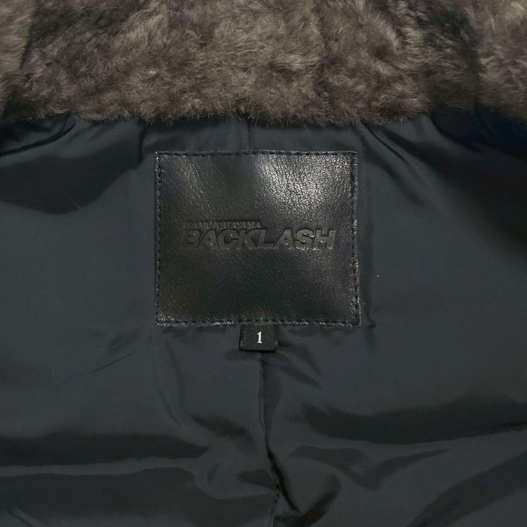 希少 ISAMU KATAYAMA BACKLASH ダウンベスト 馬革 ホース