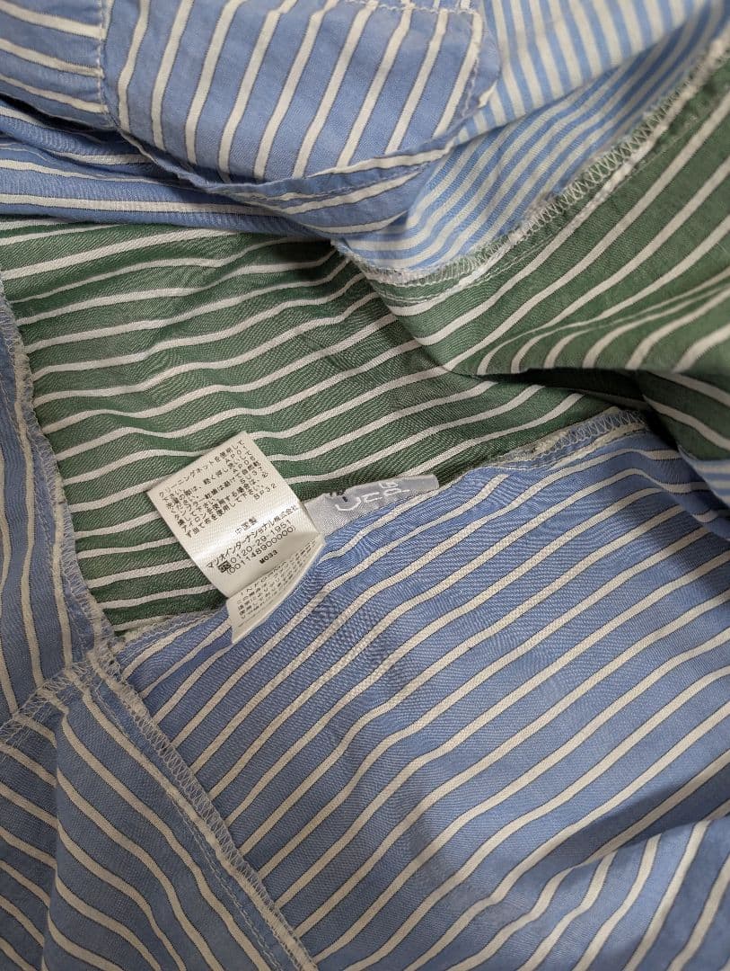 値下げ　⑨センソユニコ　Cube　ブラウス　ブルーグリーン