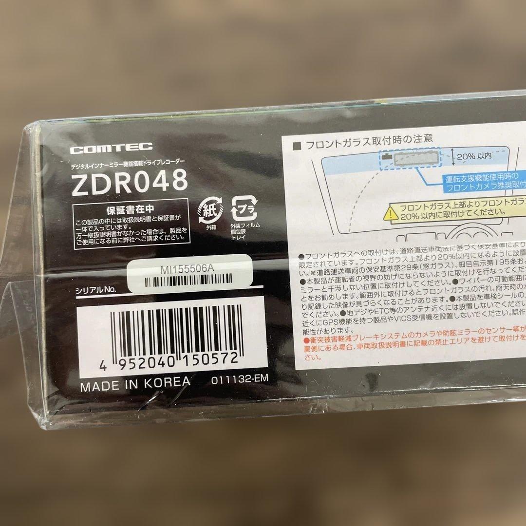 261376 コムテック ミラー型ドライブレコーダー ZDR048