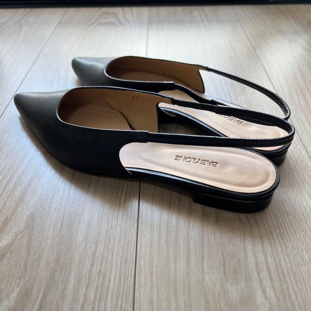 BABYLONE バビロン バックスリングパンプス