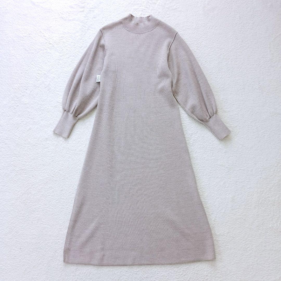 ANAYI　アナイ メリノウール アンサンブルニットワンピース
