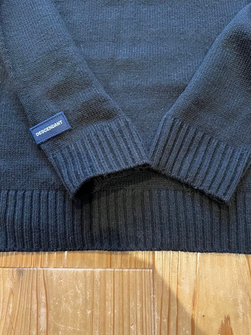 DESCENDANT スタンドモックネックニット