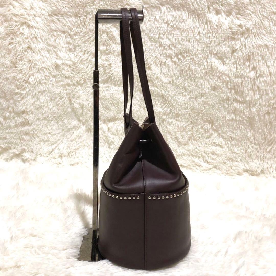 新品同様✨J&Mデヴィッドソン デイジーウィズスタッズ　レザー　ハンドバッグ