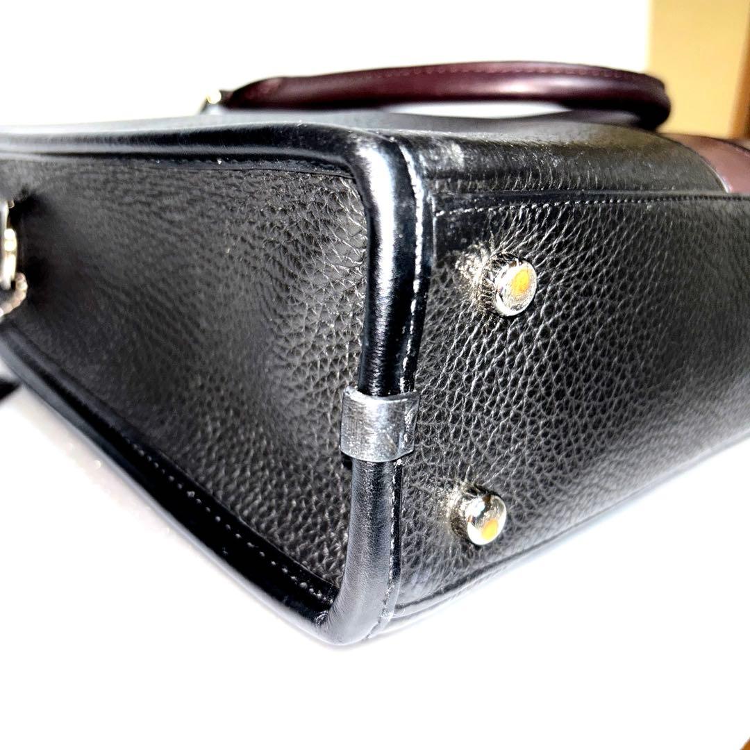 美品 定価10万円 コーチ レザー 本革 ブリーフケース ビジネスバッグ