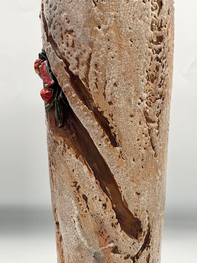 楽山焼　蟹　水月焼　花瓶