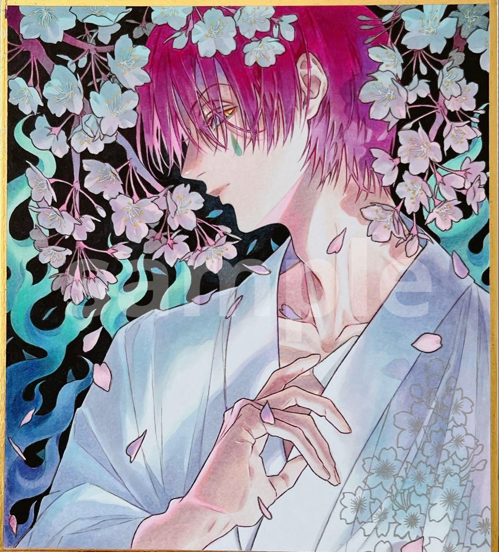 ✴︎ひなの⋈✴︎　手描き　イラスト　色紙